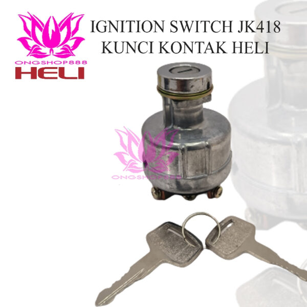 Kunci Kontak HELI Forklift JK418 Ignition Switch 6 PIN