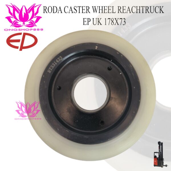 Roda Caster EP Forklift Reachtruck 178x73 Roda Balancing wheel Stabilizer Wheel