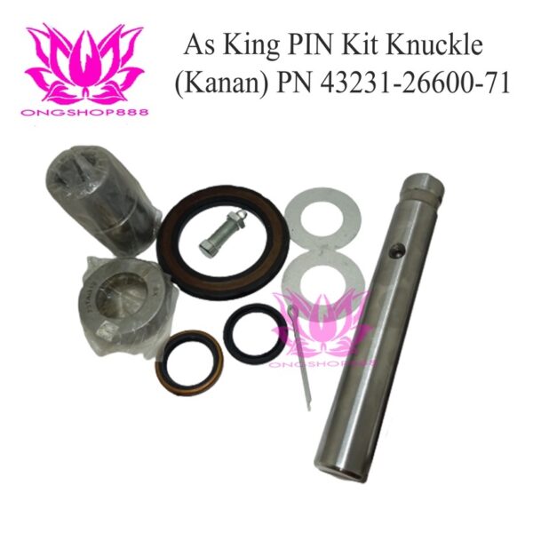 As King PIN Kit Knuckle Forklift Toyota 8FD 20/25/30 PN 43231-26600-71 (KANAN)