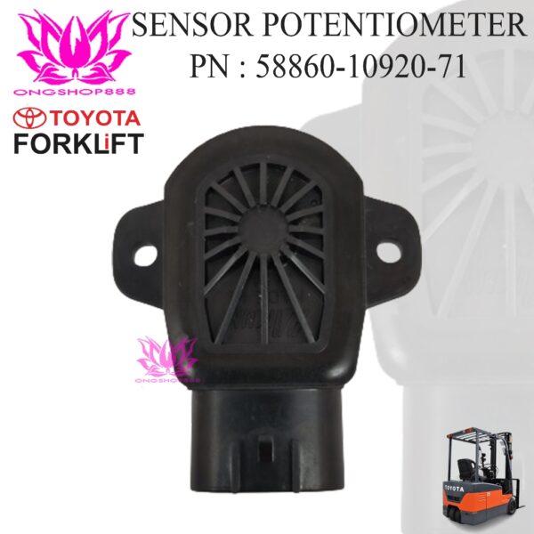 Sensor Potentiometer 58860-10920-71 Toyota Forklift 7FBE10-30 Rear Axle Steering Angle