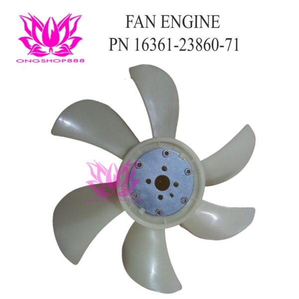 Fan Engine Kipas Radiator Forklift Toyota 1DZ PN 16361-23860-71