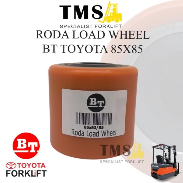 Roda Pallet Mover 85x85 MM Load Wheel BT Toyota Electric Forklift