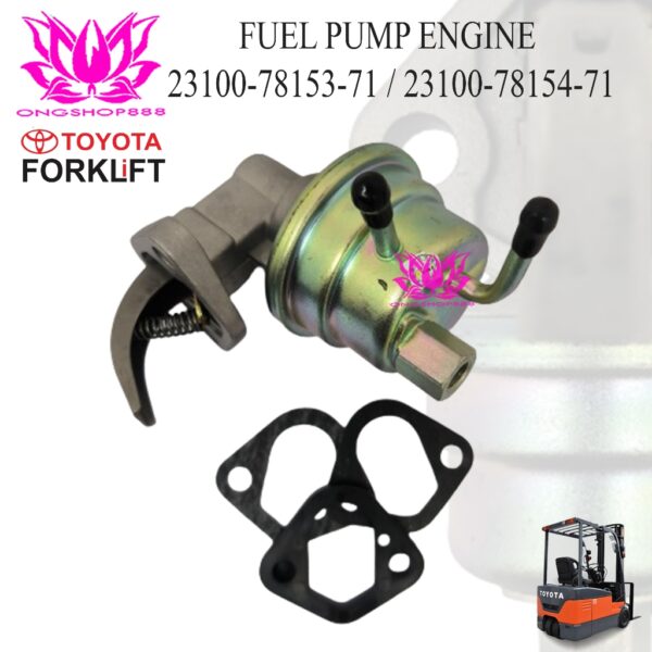 Fuel Pump Engine 5-8F 4Y 23100-78153-71 23100-78154-71 Toyota Forklift
