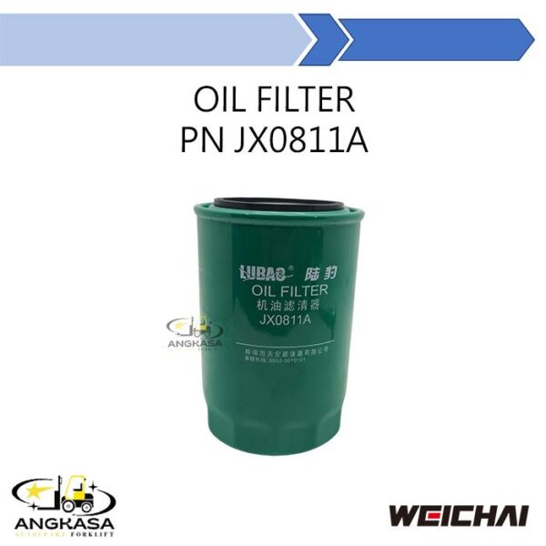 Filter Oil Engine Weichai JX0811A For Forklift