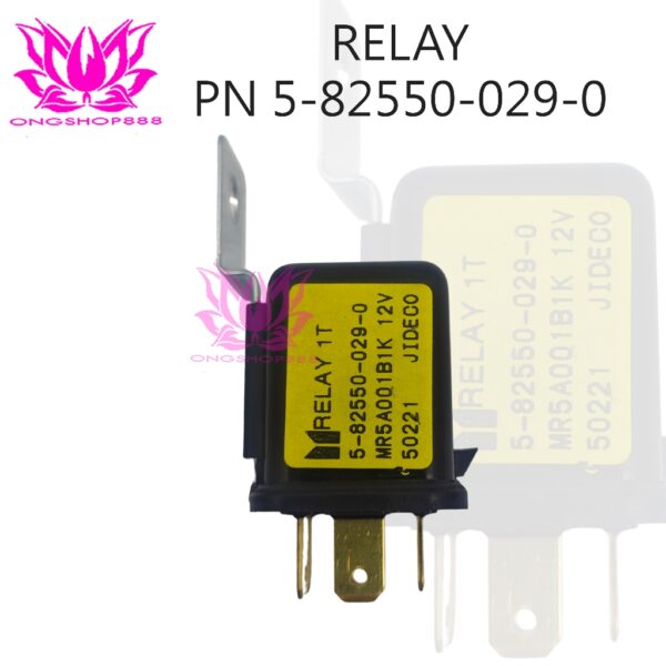 Relay 12V 5 Pin JIDECO MR5A001B1K Part Number 5-82550-029-0 Forklift