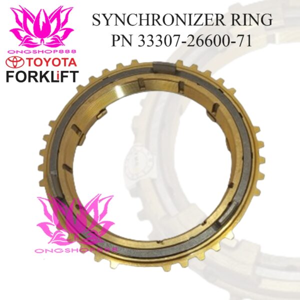Synchronizer Ring 33307-26600-71 Syncromis Toyota Forklfit 8FD10 - 8FD