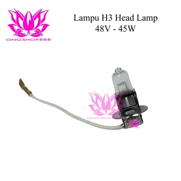 Lampu H3 48V 45W Head Lamp Kabel Electric Reachtruck For Forklift