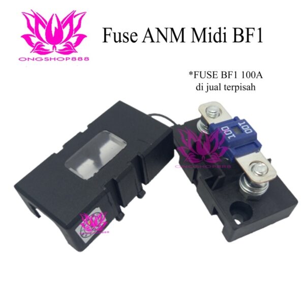 Rumah Fuse ANS Midi BF1 Fuse Holder Single For Forklift Sikring