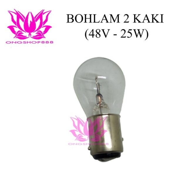 Lampu Bohlam 48V 25W 2 kaki / Bulb 48V 25W for Forklift