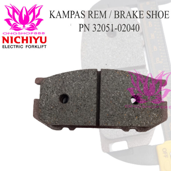 Kampas Rem 32051-02040 Brake pads Brake Shoe FBR Nichiyu Forklift
