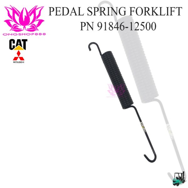Spring Mitsubishi 91846-12500 Pedal Spring Forklift CAT FD20