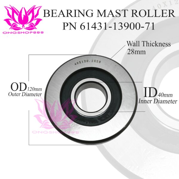 Bearing Mast Roller Part Number 61431-13900-71