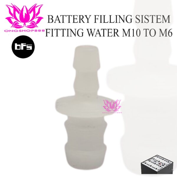 Battery Filling Sistem BFS Fitting Water M10 to M6 Fiting Air Battery Forklift