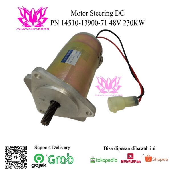 Motor Steering DC Toyota Forklift PN 14510-13900-71 48V 230KW