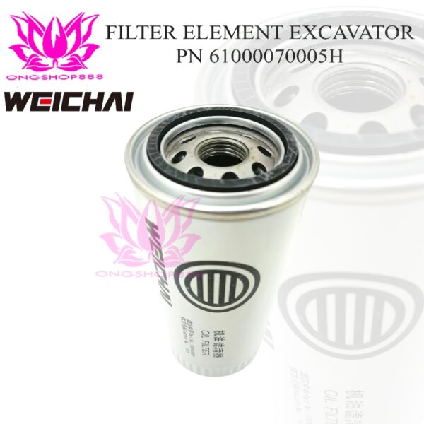 Filter Oil JX0818 Oli Filter Diesel Engine Aplikasi 1000424655 Loader Parts ChenXiang Weichao Excavator