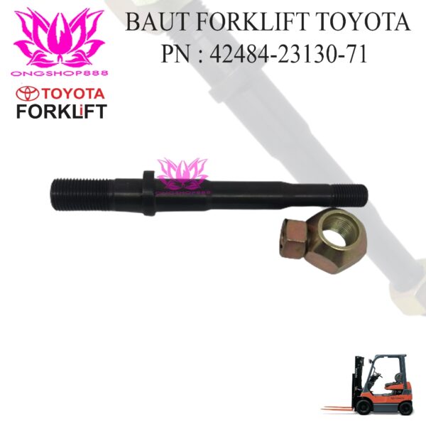 Baut Forklift 42484-23130-71 Bolt Hub Nut Toyoyta Forklift 7FB20-25