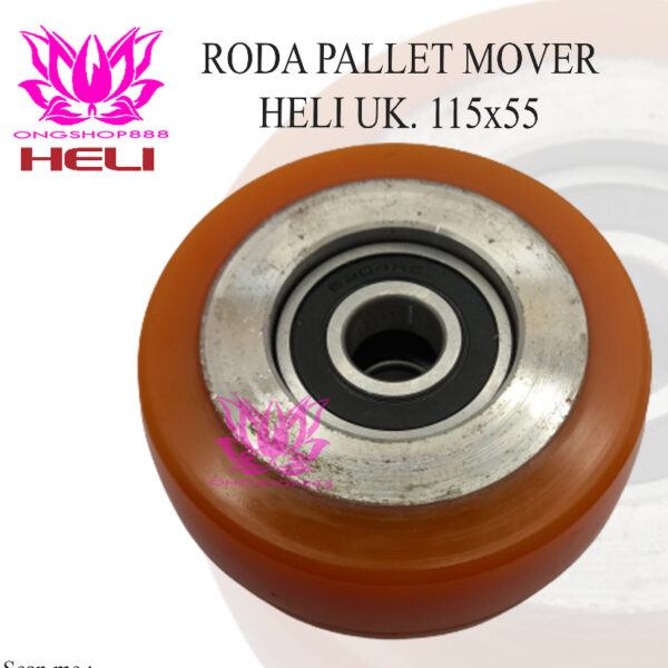 Roda Pallet Mover Heli Forklift Drive Wheel 115x55 Polyurethane OD 115