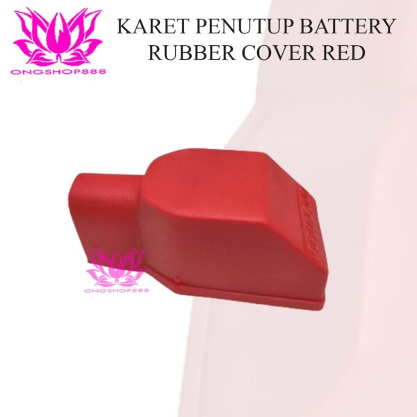 Karet Penutup Battery Forklift Cover Protection Red
