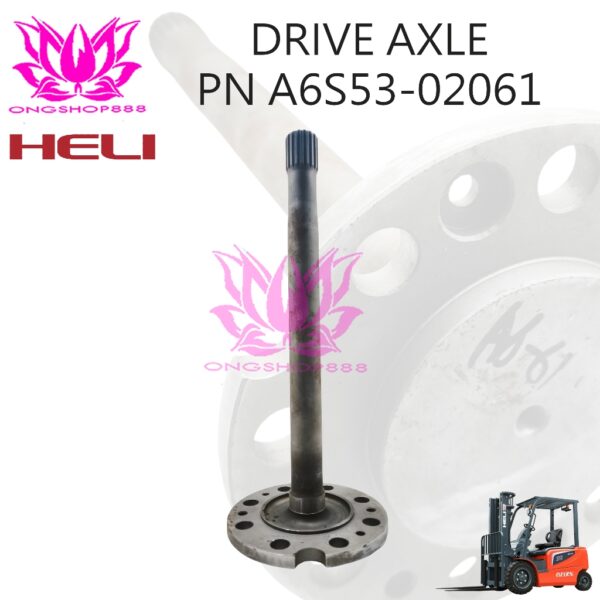 Drive Axle Forklift Part Number A6S53-02061 Heavy Duty – As Roda Gardan Forklift TCM / HELI