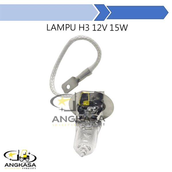 Lampu H3 12V 15W For Forklift Head Lamp Kabel