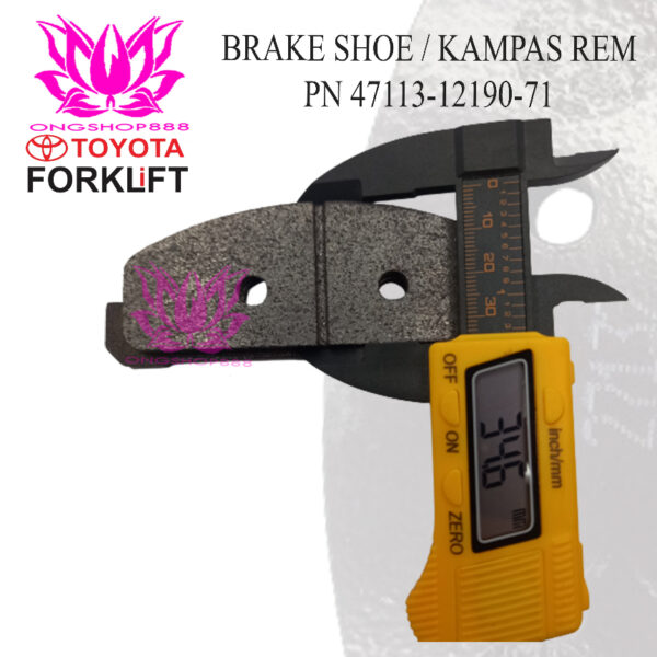 Kampas Rem 47113-12190-71 Brake pads Brake Shoe Toyota Forklift 6FBRE1