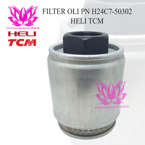 Filter Oli Hydrulic H24C7-50302 HELI TCM Forklift Hidraulik