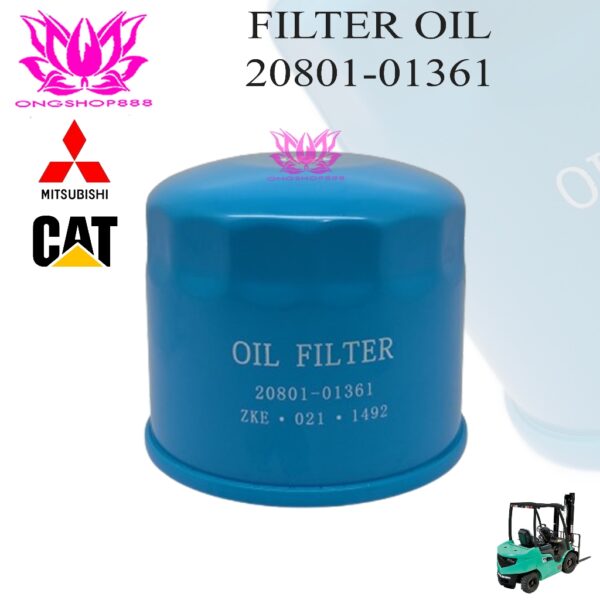 Filter Oli Mitsubishi Forklift Grendia FG20-30 2 Ton 20801-01361