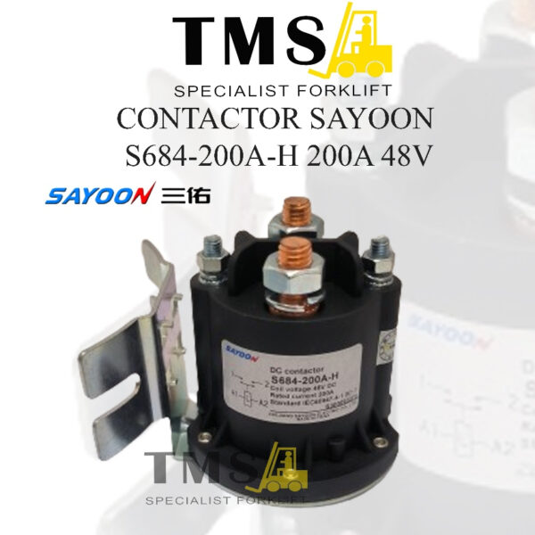 Relay Contactor Sayoon S684-200A-H 48V 200A Not Trombetta Forklift