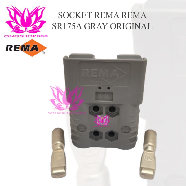 Socket Battery Forklift REMA SR175A Gray Original Rema