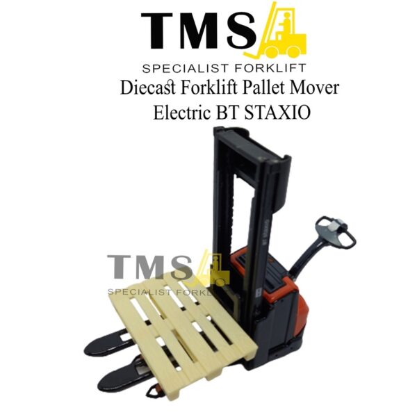 Diecast Toys Dumy 1/24 Forklift Pallet Mover Electric BT STAXIO Pallet