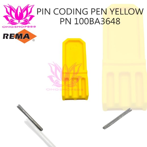 Coding Pin Yellow REMA 100BA3648 Socket Battery Forklift Electric