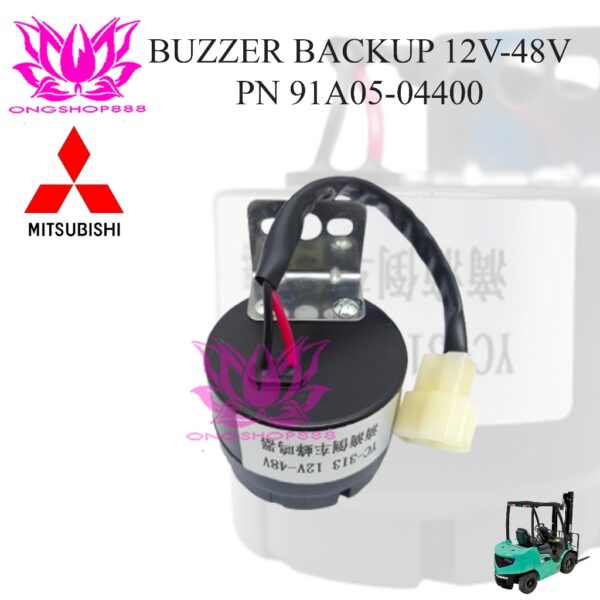 Buzzer Back Up Alarm 91A05-04400 for Mitsubishi Forklift 12V - 48V 91A0504400
