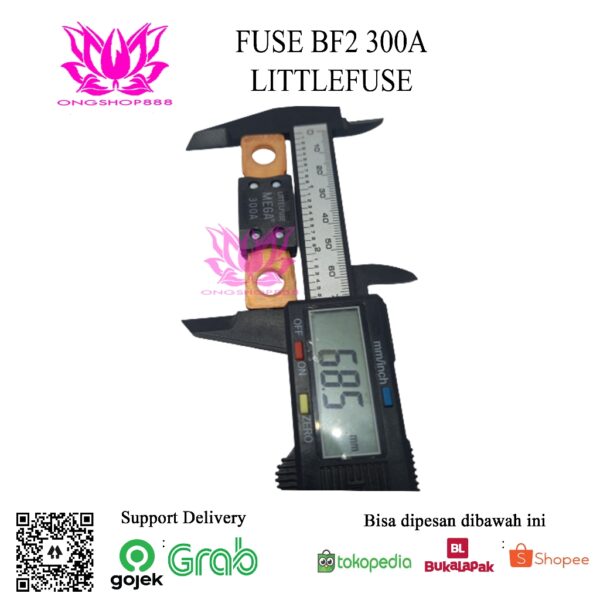Fuse BF2 300A ANM Mega Littelfuse For Forklift Eletric Littel Fuse