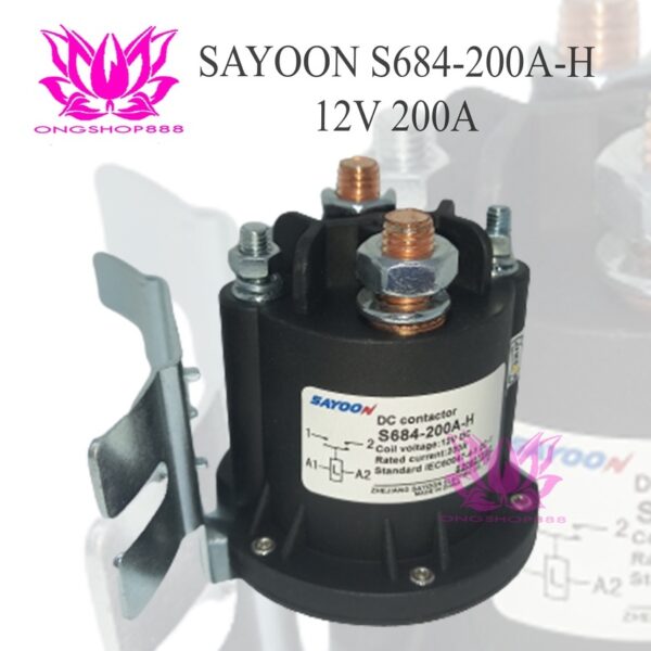 Sayoon Contactor S684-200A-H 12V 200A S684 Kontaktor Forklift