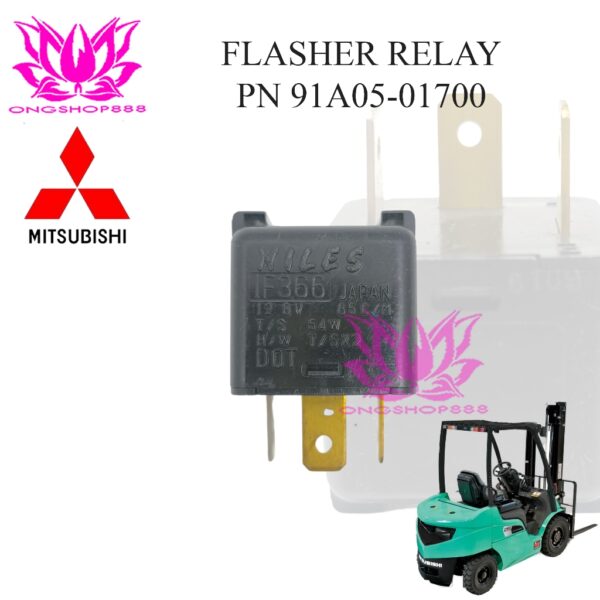 Relay Flasher 91A05-01700 Mitsubishi  12V 54W Lift Truck