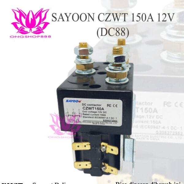 Sayoon Contactor DC88 CZWT150A 150A 12V Eletric Vehicle