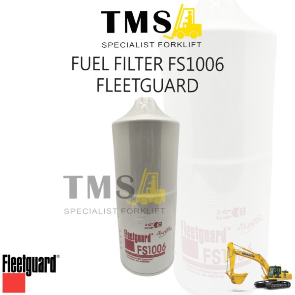 Fleetguard Fuel Filter FS1006 Fuel Water Separator Excavator Komatsu & Hitachi