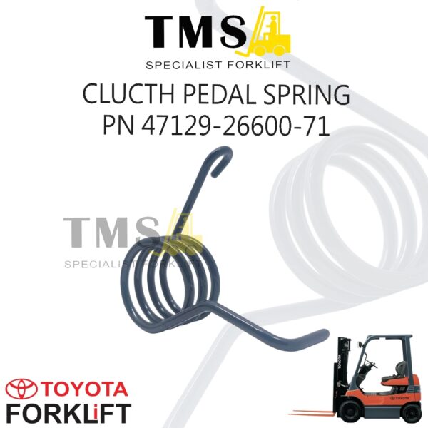 Clutch Pedal Spring Part Number 47129-26600-71 for Forklift Toyota