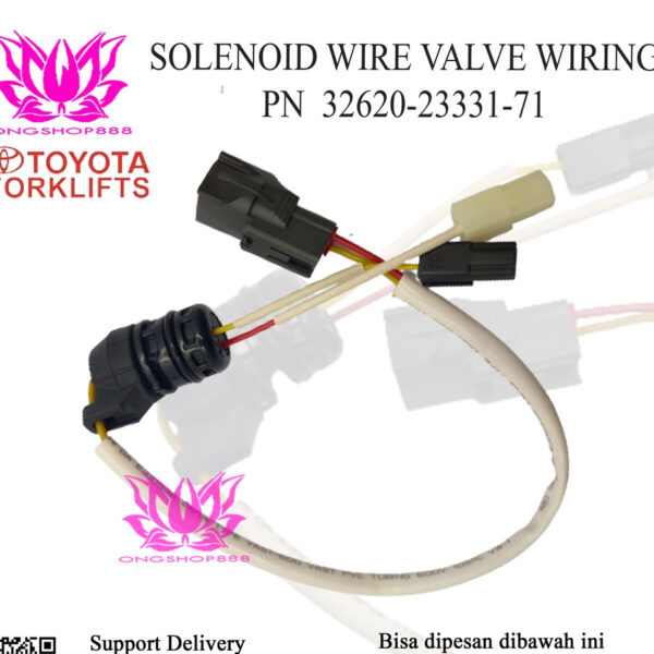 Solenoid Wire Valve Wiring 32620-23331-71 Toyota Forklift 7FD30 8FD30