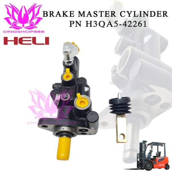 Brake Master Cylinder HELI Part Number H3QA5-42261 Forklift CPCD CPQD Heli