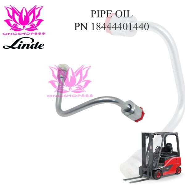 Left Inclined Cylinder Short Tubing 1844401440 for Linde 115-03 Hose Hydraulic Pipa Forklift