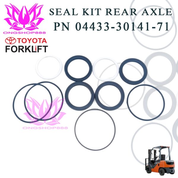 Seal Kit Rear Axle Toyota Forklift Part Number 04433-30141-71 O-H Kit Axle Belakang For Forklift