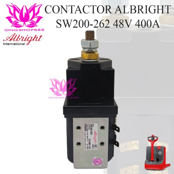 Albright Contactor For Forklift SW200-262 48V 400A Kontaktor Electric DC