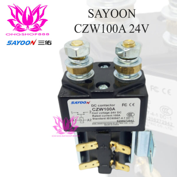 Kontaktor Sayoon SW80 CZW100A 100A 24V Contactor Not Albright ZJW CZW