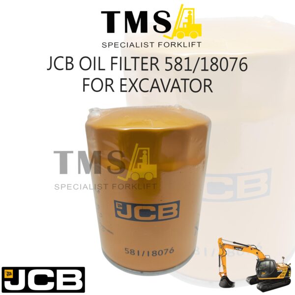 JCB OIL FILTER 581/18076 FOR EXCAVATOR