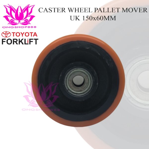 Roda Palet Mover 150x50mm Caster Wheel BT Toyota Electric Forklift