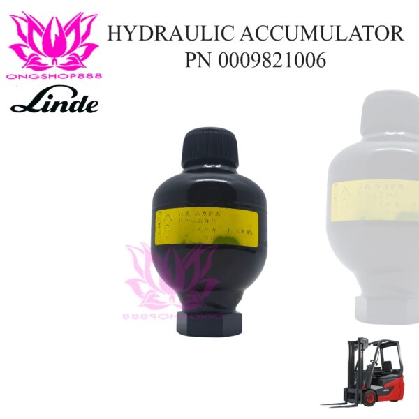 Hydraulic Accumulator Part Number 0009821006 Forklift Linde E16 E18 H20 H25 H30