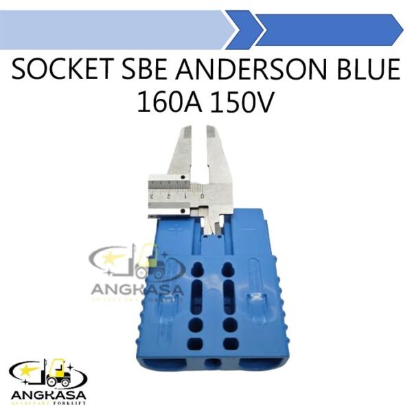 Socket Battery Forklift SBE160A Anderson Blue Reachtruck Battere SBE Type For Forklift