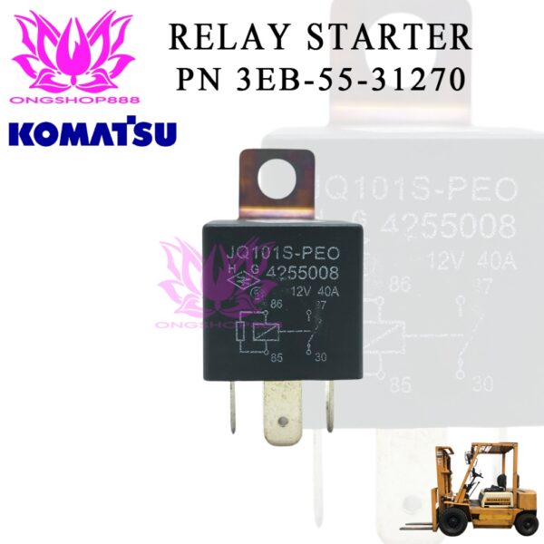 Relay Starter Komatsu 3EB-55-31270 12V 40A Relay Starter Forklift Diesel