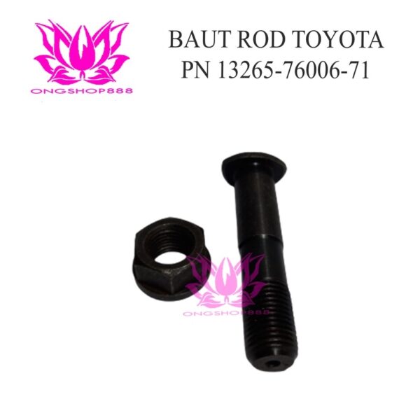 Baut Forklift PN 13265-76006-71 Bolt Connecting ROD Toyota 2Z